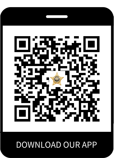 QR code to download new Sheriff's County app